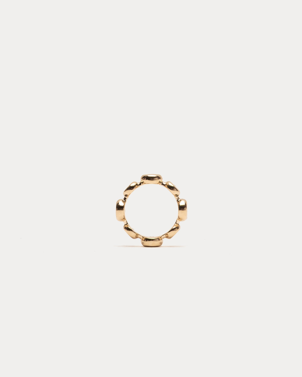 Luna Nera Eternity Band - Gold/Emerald Ring MOMA'S EYE