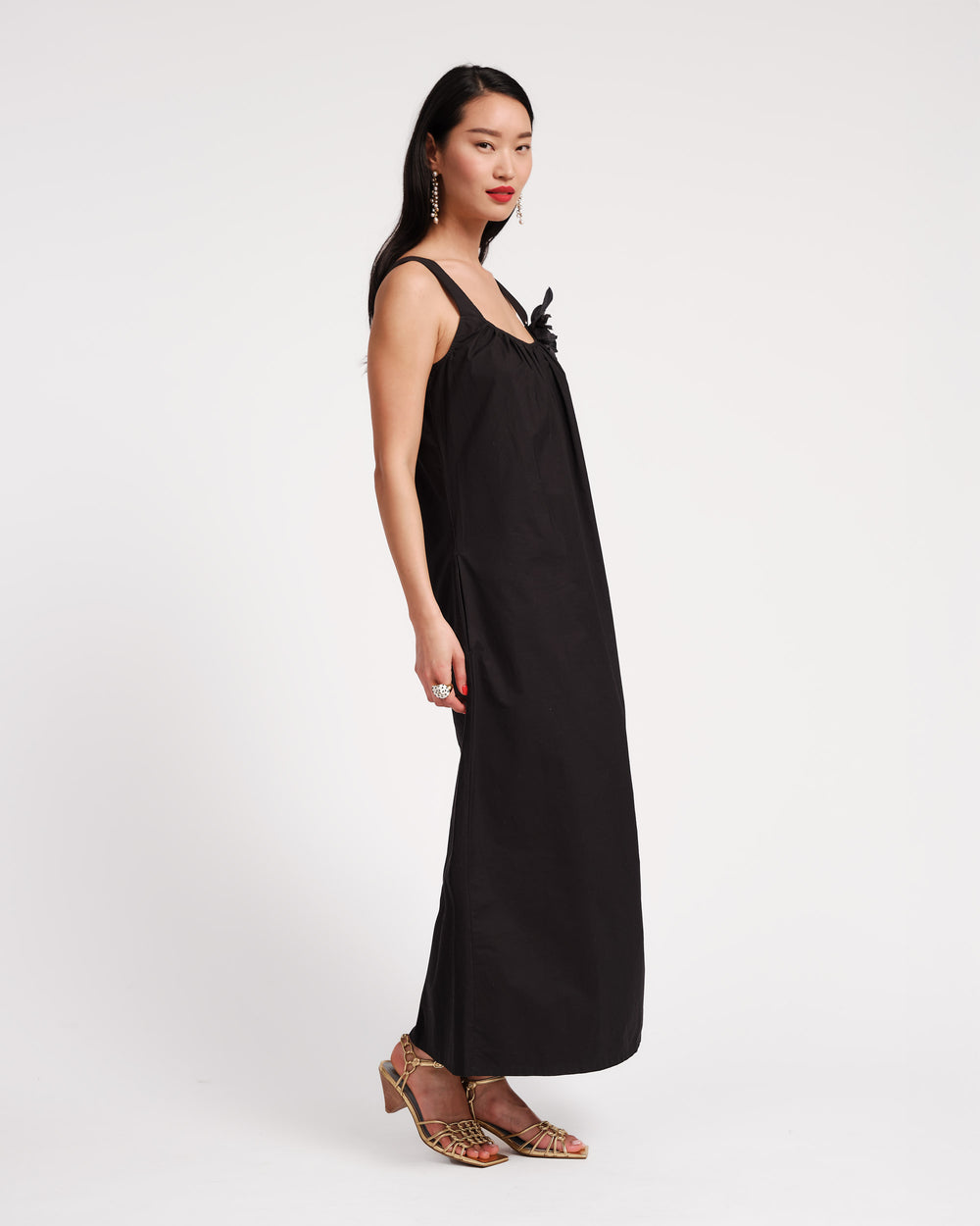 Lynda Maxi Dress - Black Dresses Frances Valentine