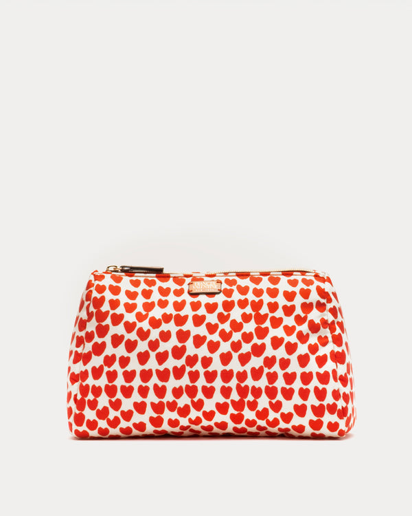 Large Cosmetic Case - Baby Hearts Large Cosmetic Frances Valentine