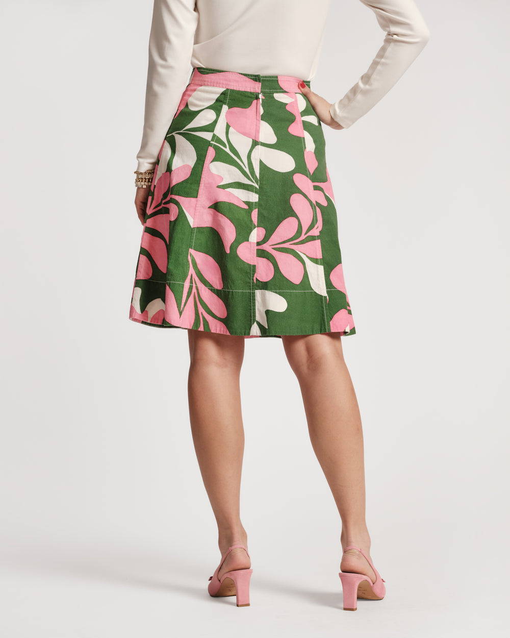 Marta Skirt - Mid-Century Palm Skirts Frances Valentine