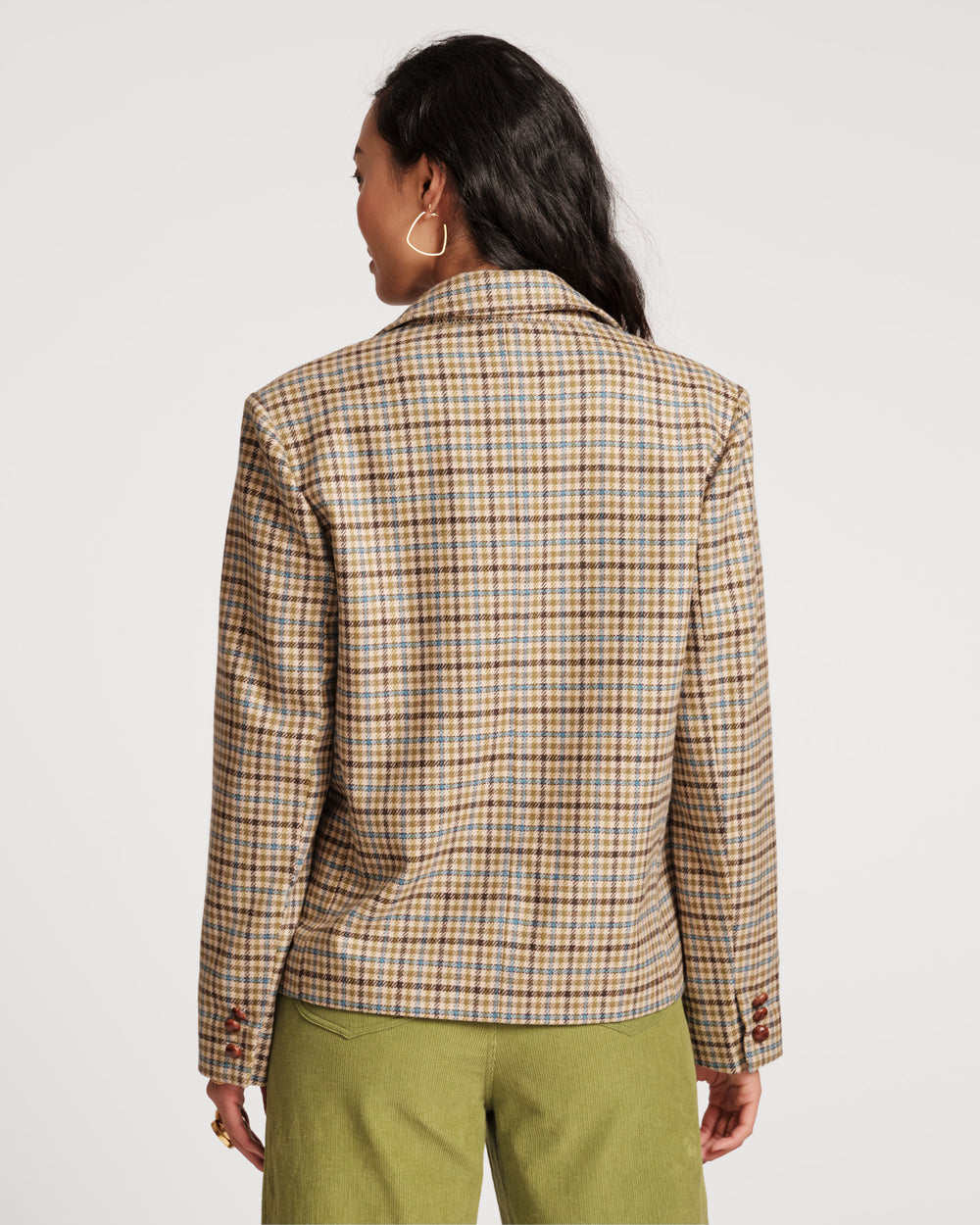 Max Wool Jacket - Baby Houndstooth Coats & Jackets Frances Valentine