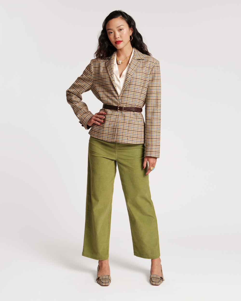 Max Wool Jacket - Baby Houndstooth Coats & Jackets Frances Valentine