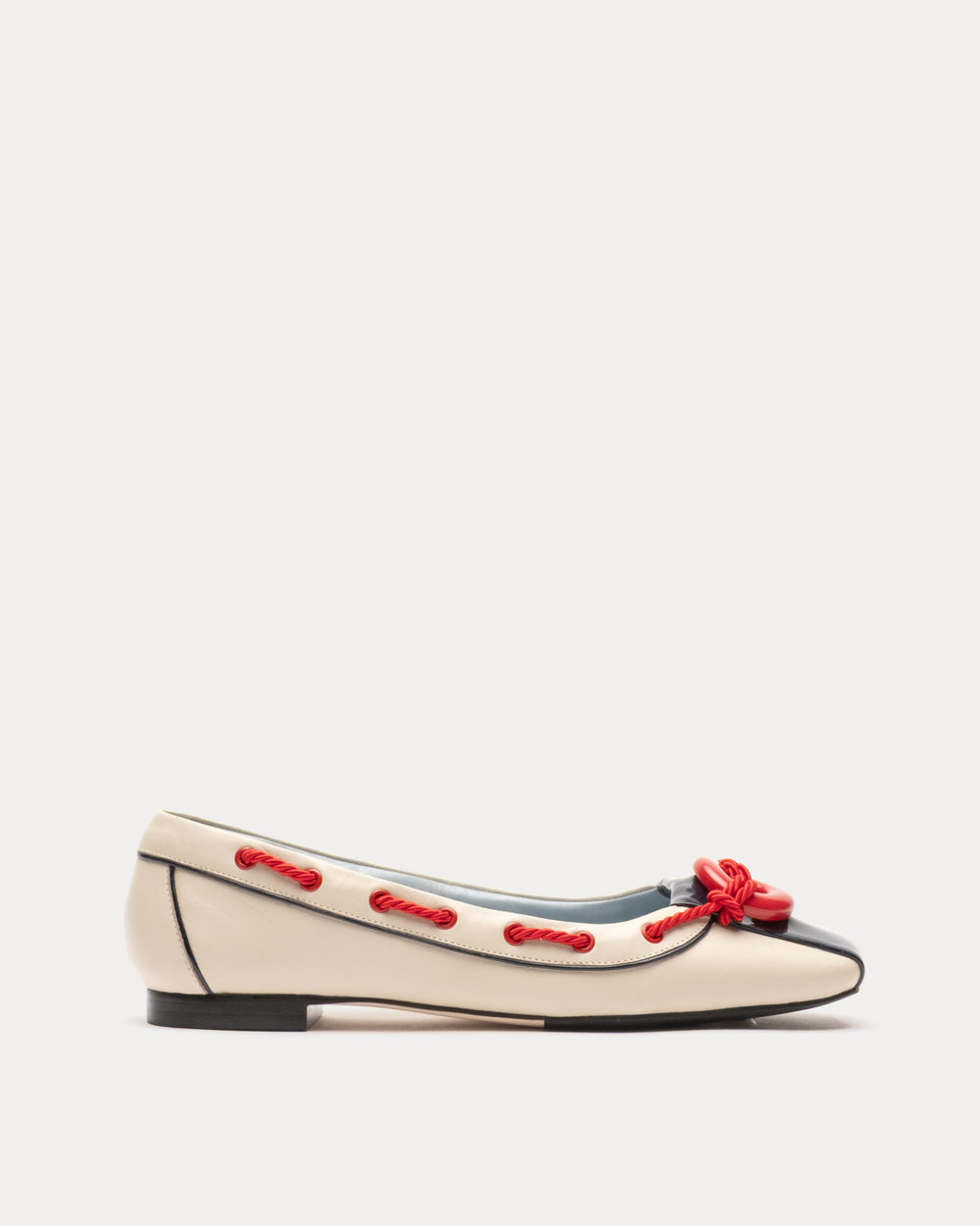 McCoy Boat Shoe - Nautical Leather Flats Frances Valentine