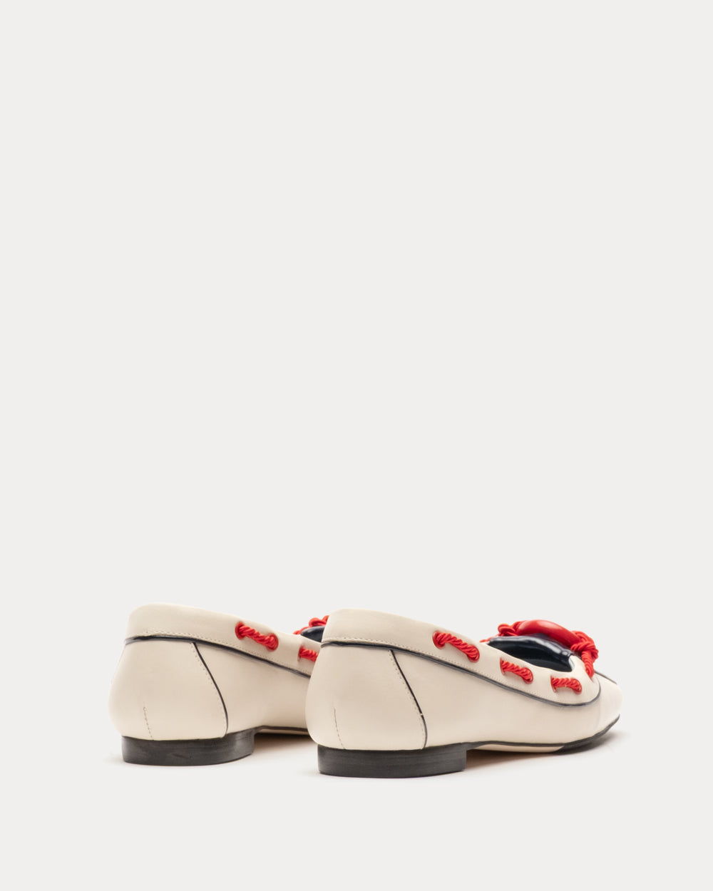 McCoy Boat Shoe - Nautical Leather Flats Frances Valentine