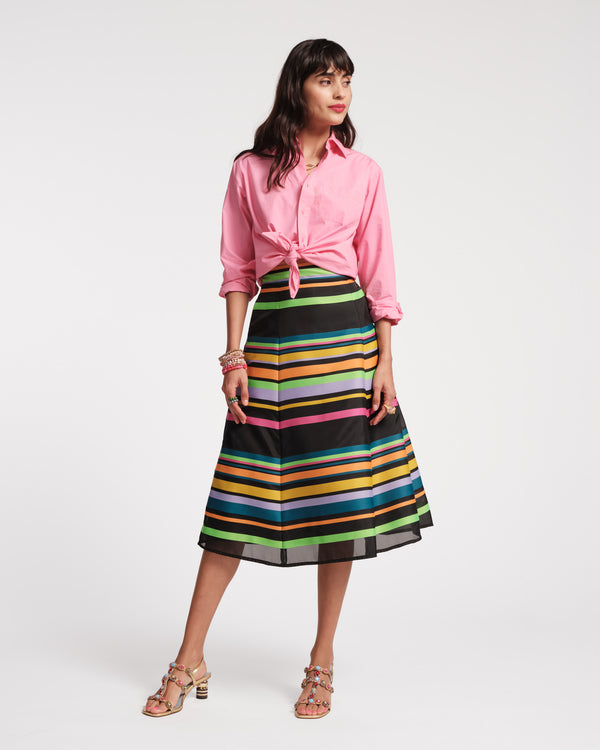 Mercer Maxi Skirt - Striped Skirts Frances Valentine