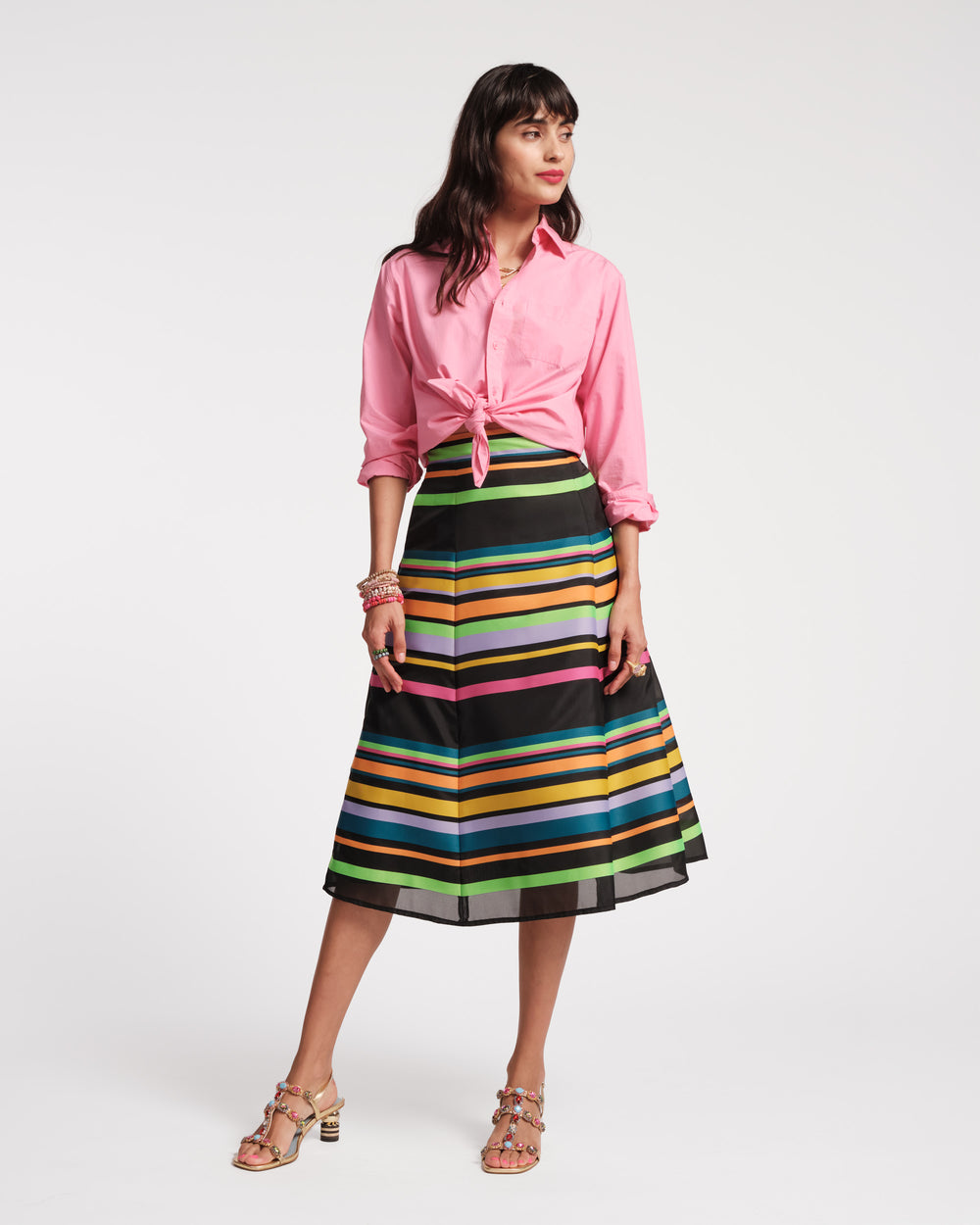 Perfect Button Down - Pink Tops Frances Valentine