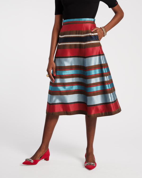 Mercer Skirt - Sublime Stripe Skirts Frances Valentine
