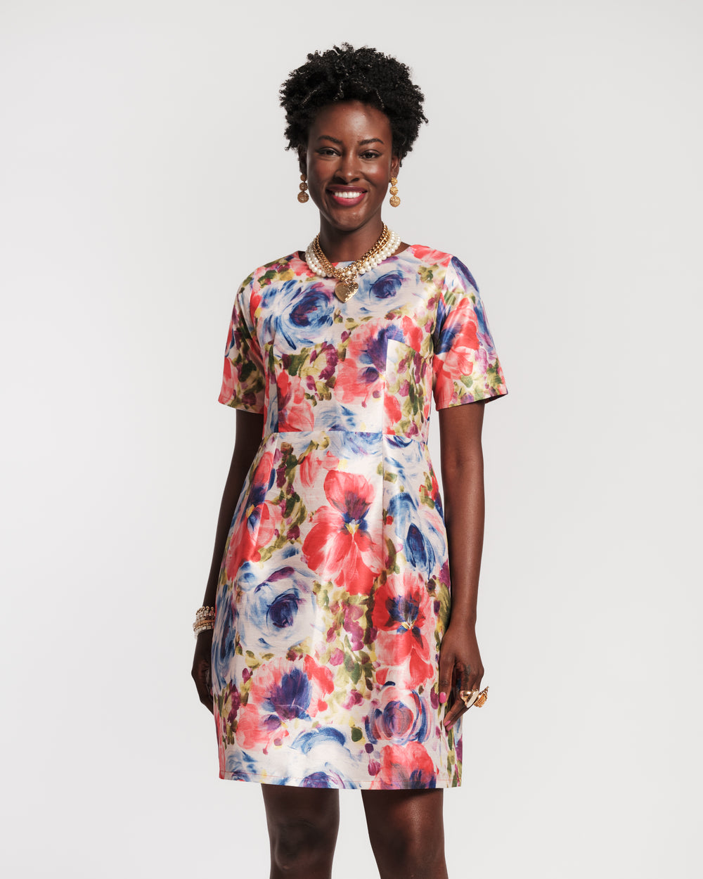Michelle Mini Dress - Super Bloom Dresses Frances Valentine