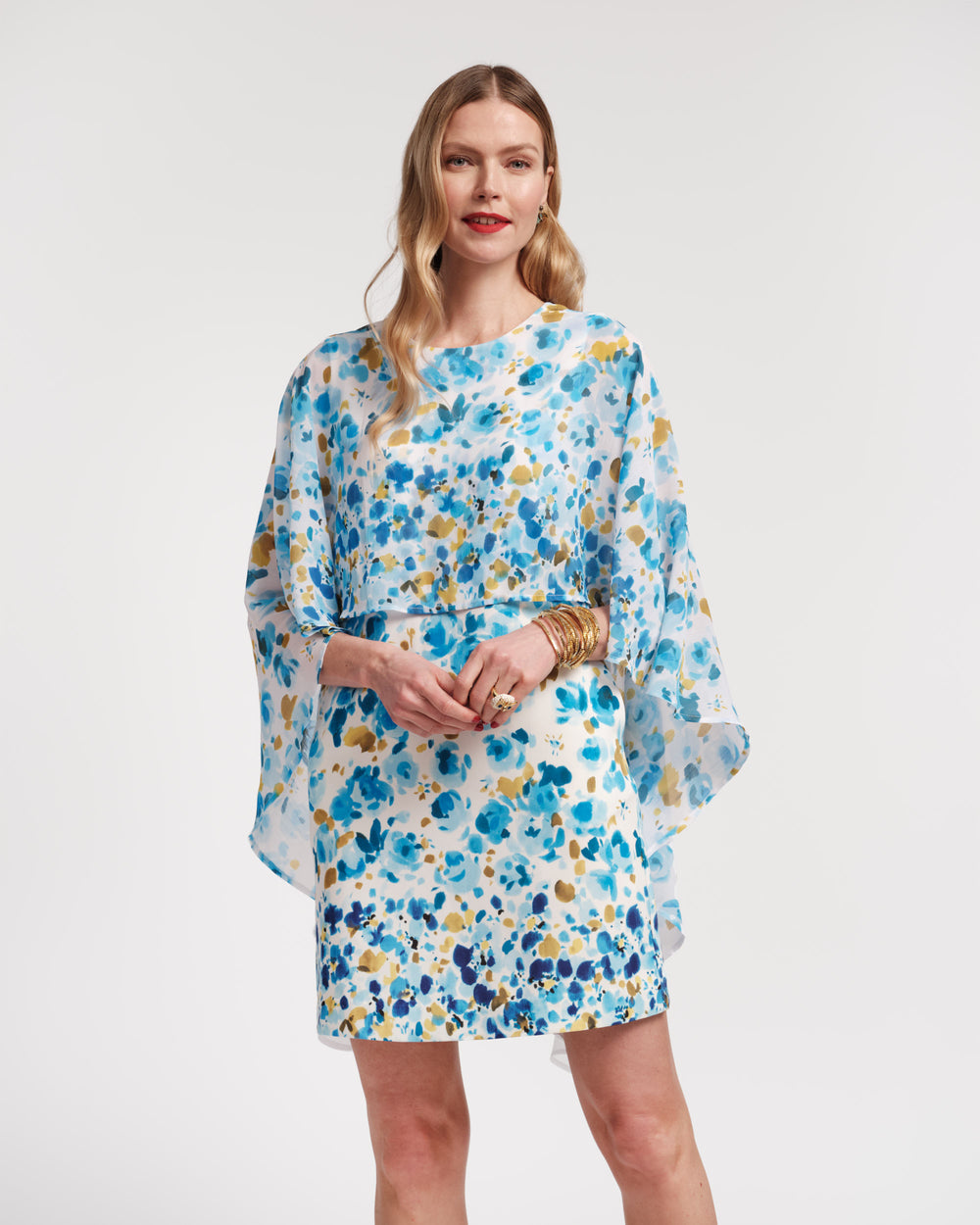 Mini Cape Dress - Pocket Full of Posies Dresses Frances Valentine