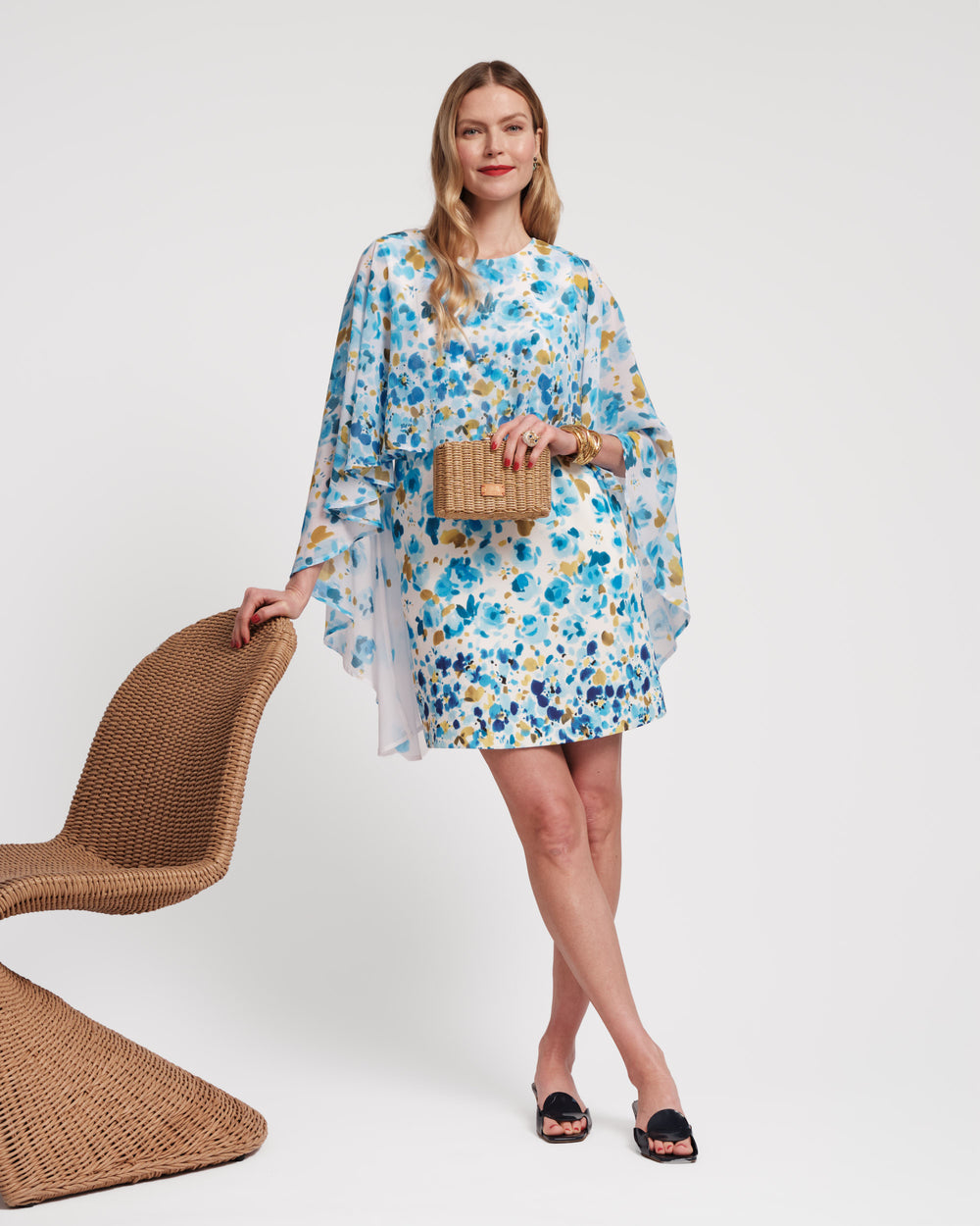 Mini Cape Dress - Pocket Full of Posies Dresses Frances Valentine