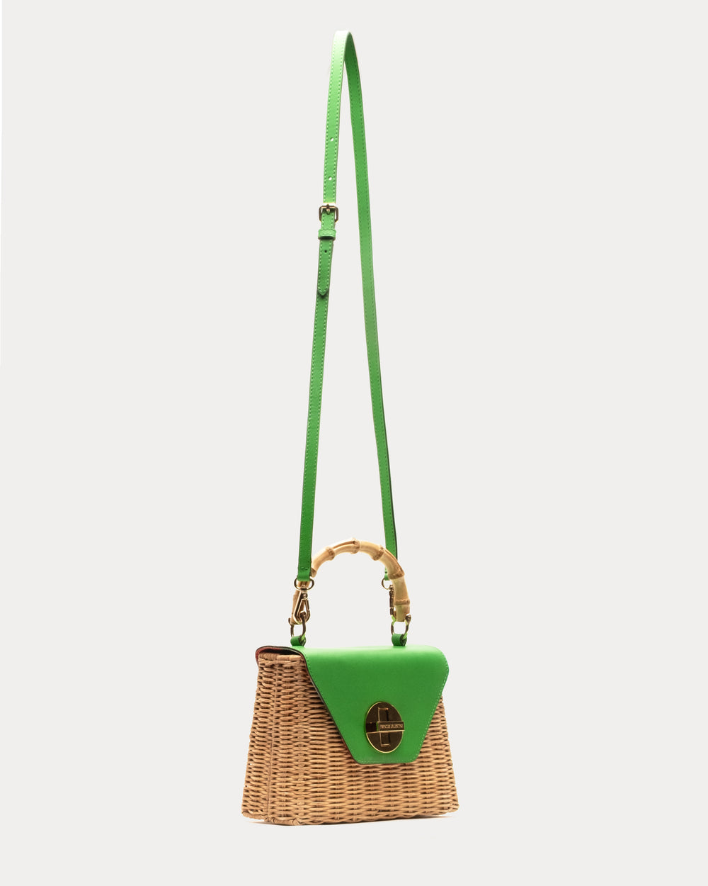 Mini Midge Basket - Green Basket Frances Valentine