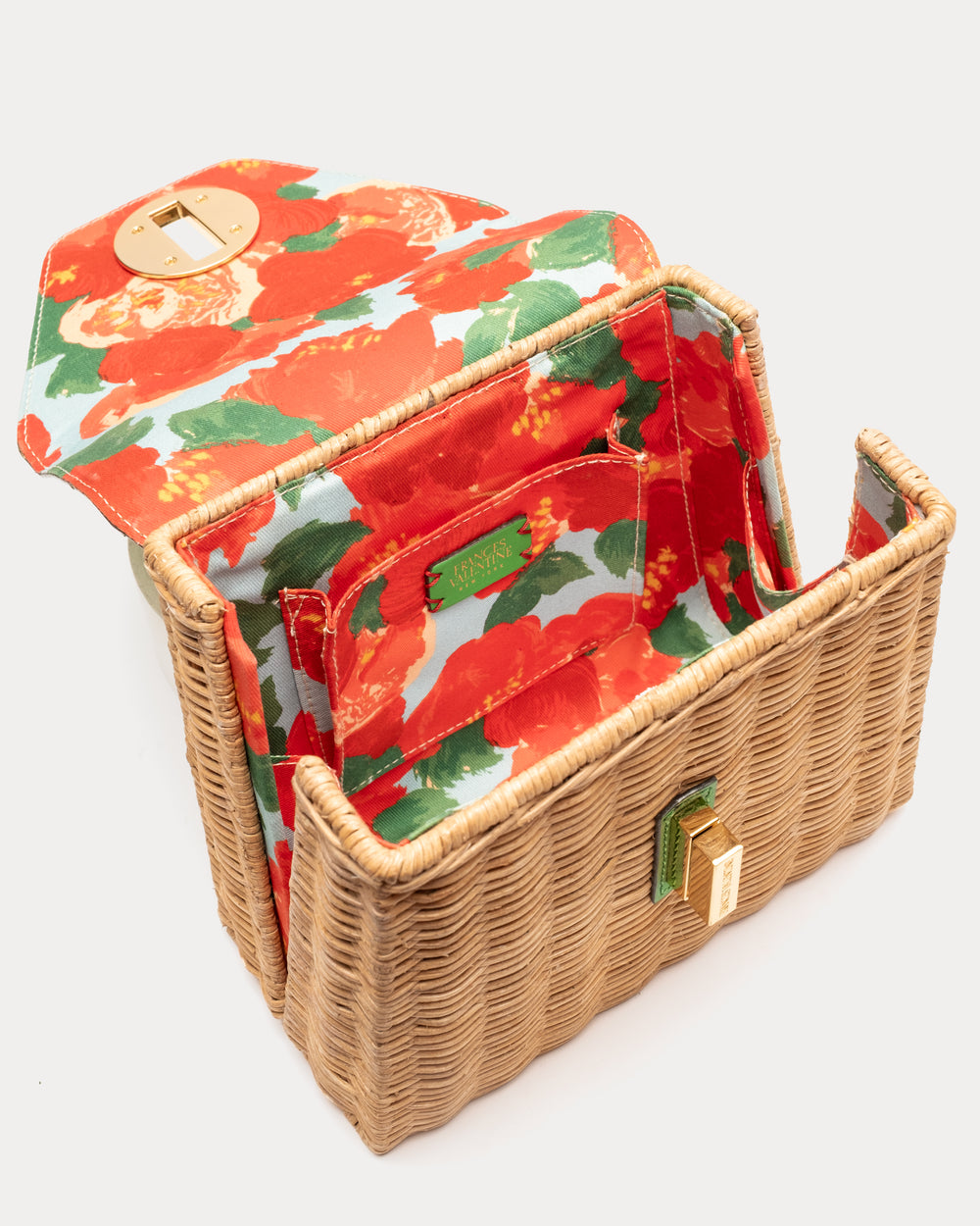Mini Midge Basket - Green Basket Frances Valentine