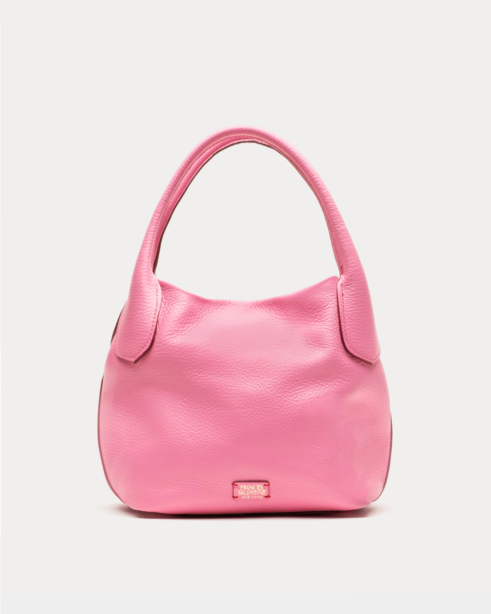Mini Sweet Pea - Tumbled Leather Pink Small Tote Frances Valentine