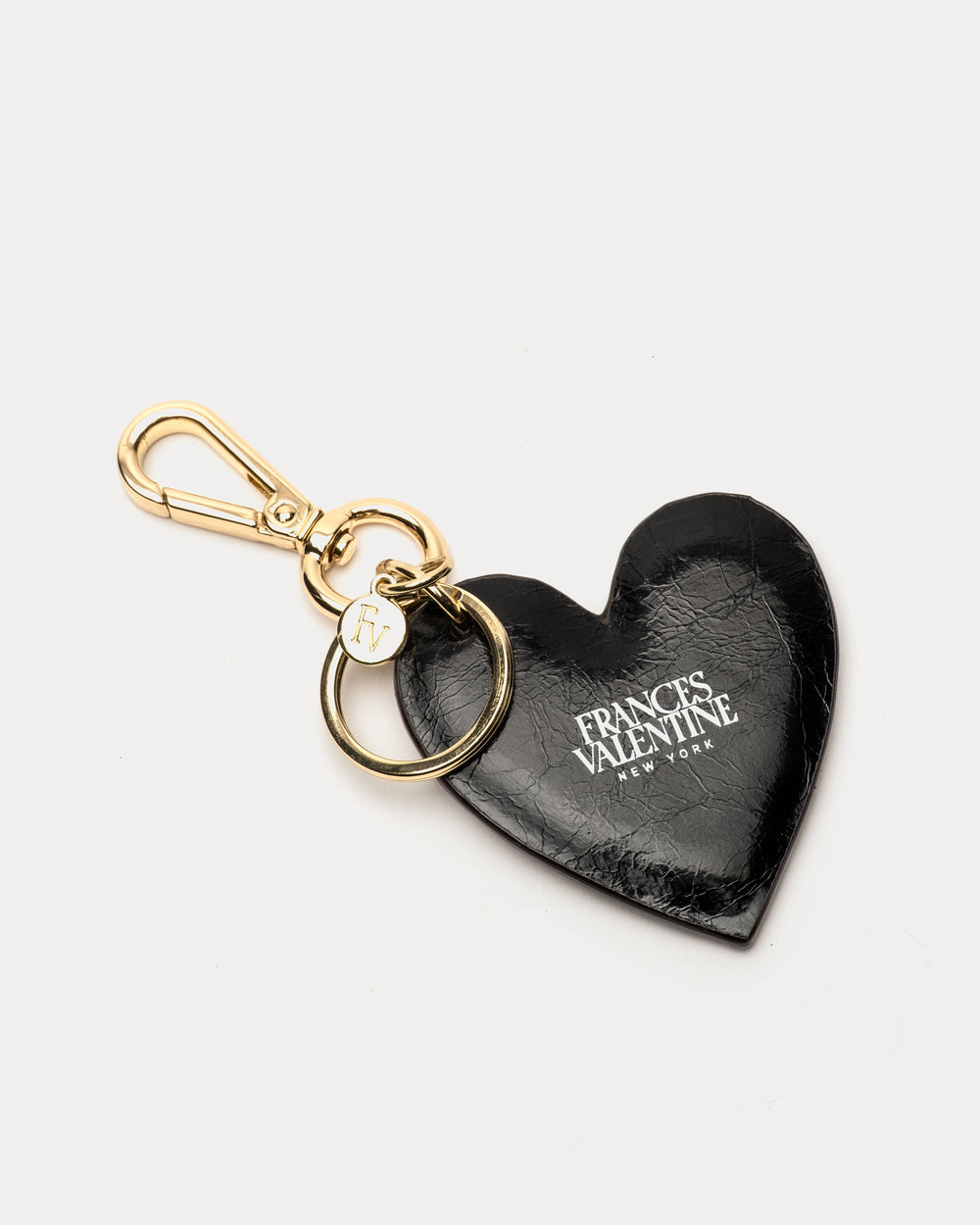 Medium Minnie Bucket - Crinkled Leather Black Bucket Bag Frances Valentine