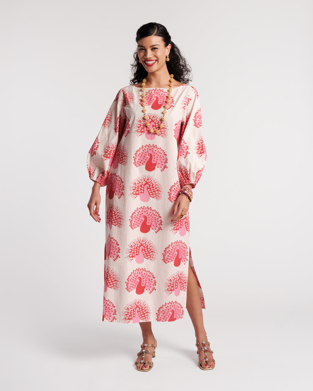 Minnow Maxi Dress - Peacock Oyster Dresses Frances Valentine