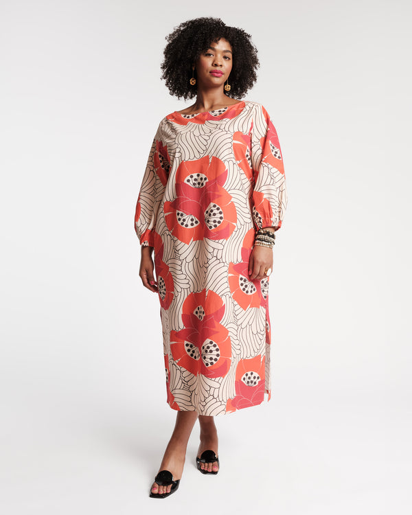 Minnow Maxi Japanese Poppy Dresses Frances Valentine