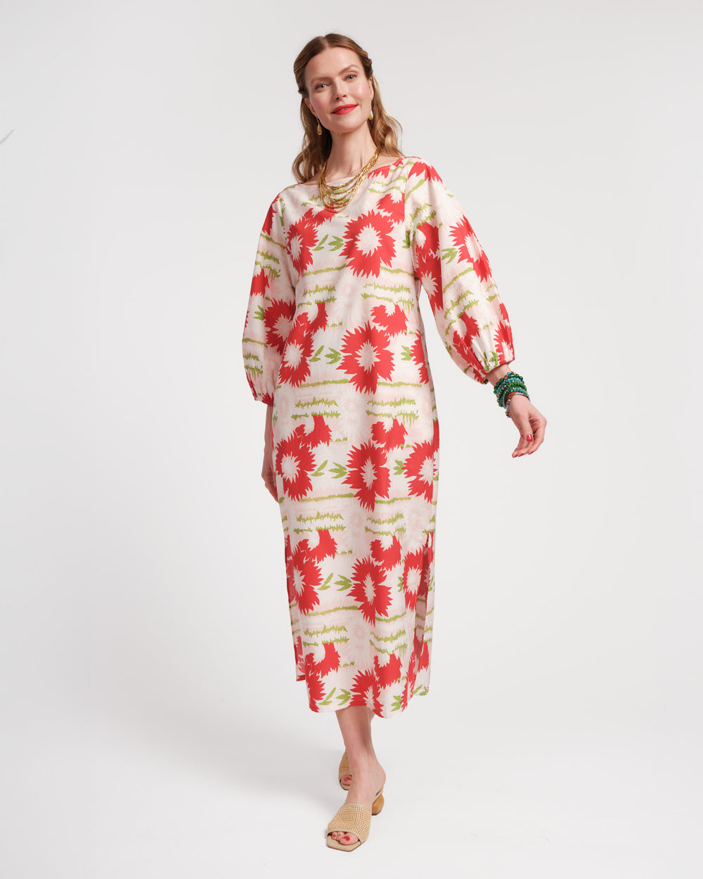 Minnow Maxi Dress - Dahlia Burst Dresses Frances Valentine