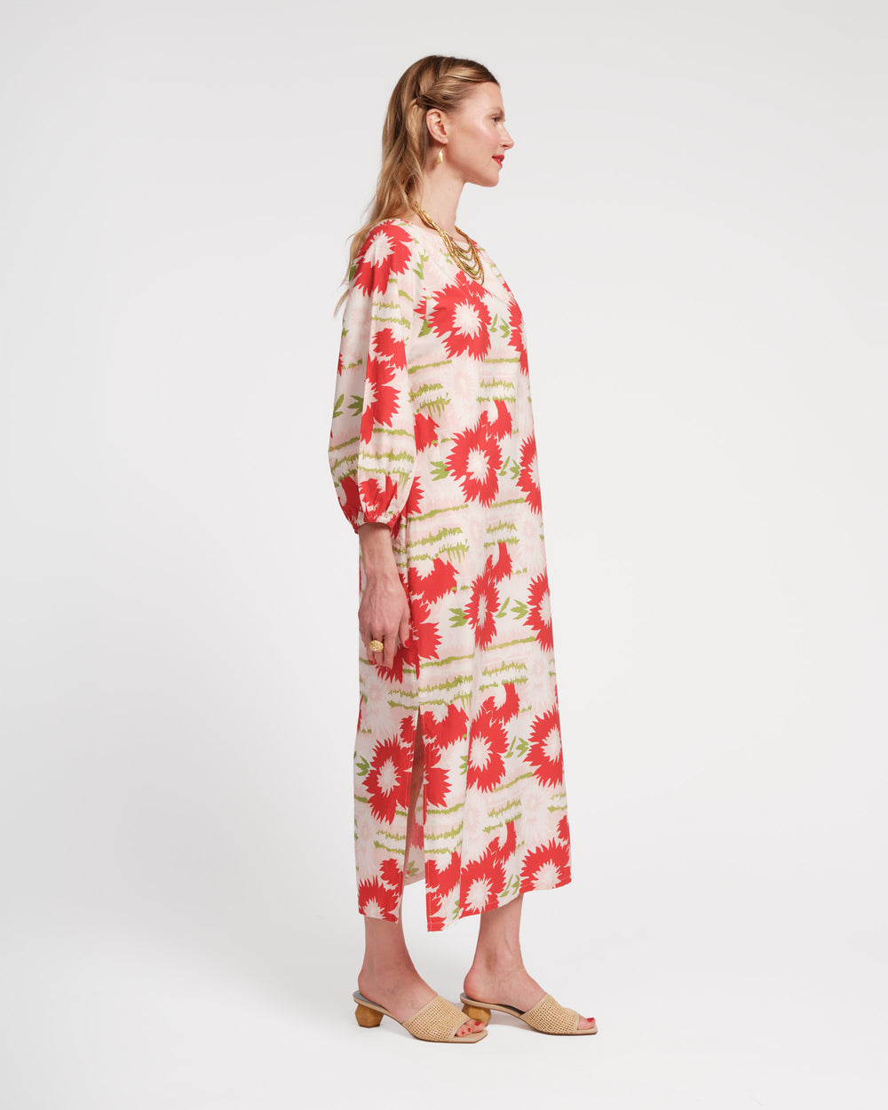 Minnow Maxi Dress - Dahlia Burst Dresses Frances Valentine