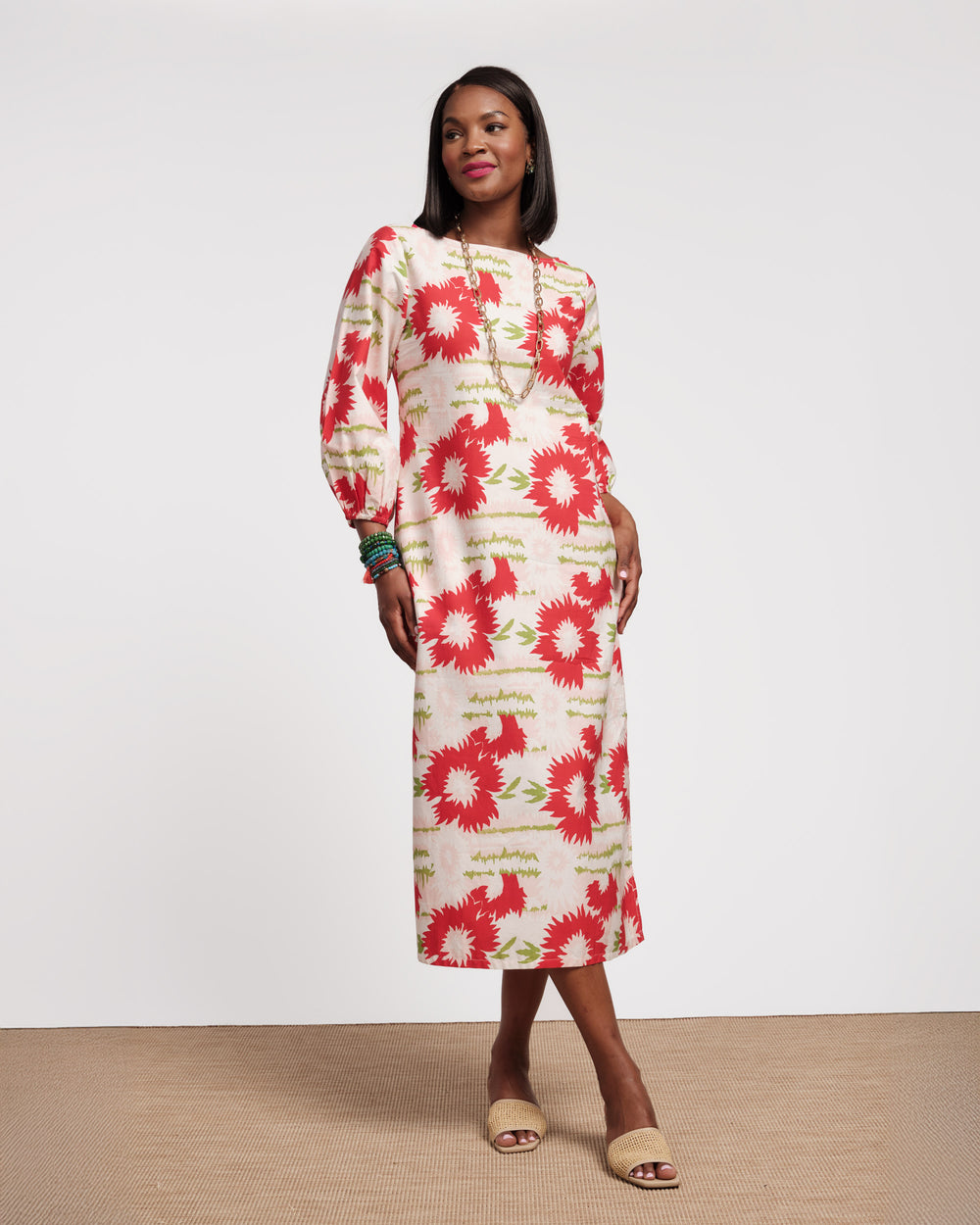 Minnow Maxi Dress - Dahlia Burst Dresses Frances Valentine