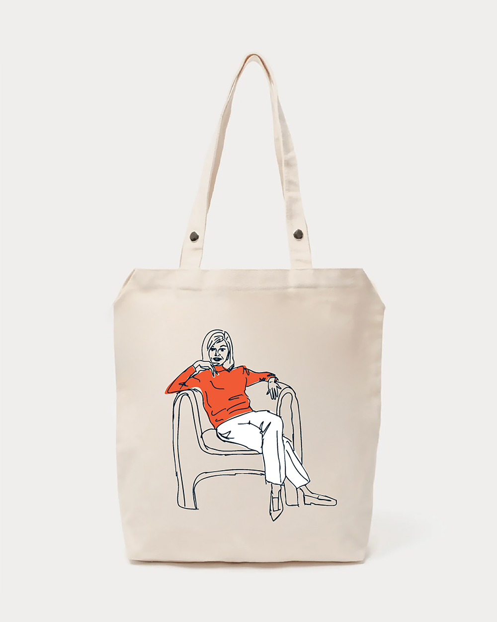 MTM Easy Tote - Natural Tote Bag Frances Valentine