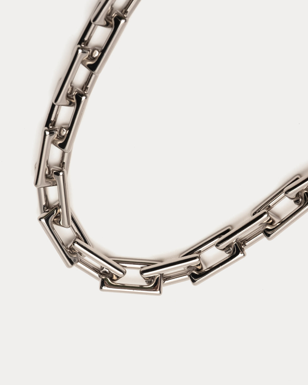 Moderna Rectangle Necklace - Silver Necklace Marcia Moran