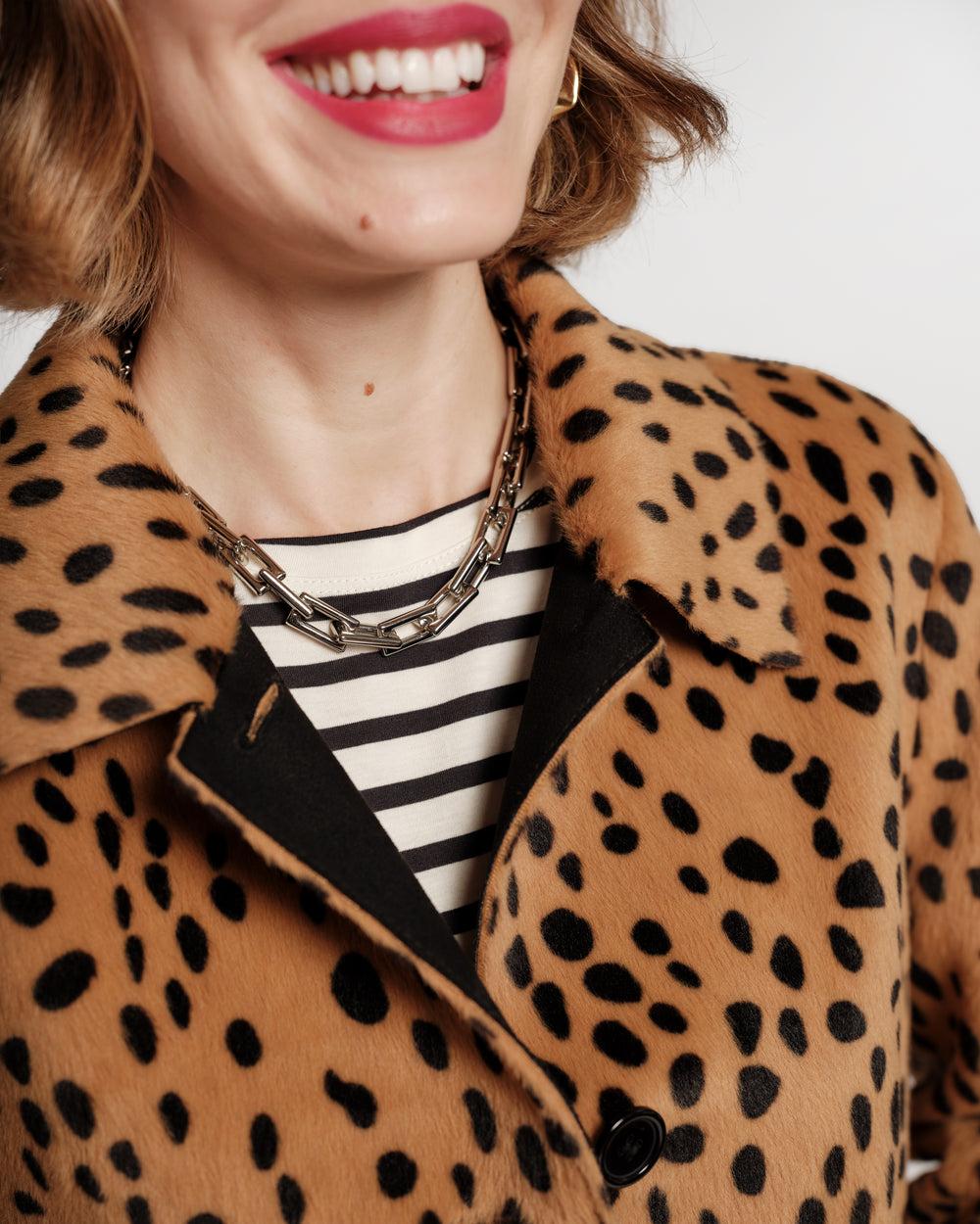 Moderna Rectangle Necklace - Silver Necklace Marcia Moran