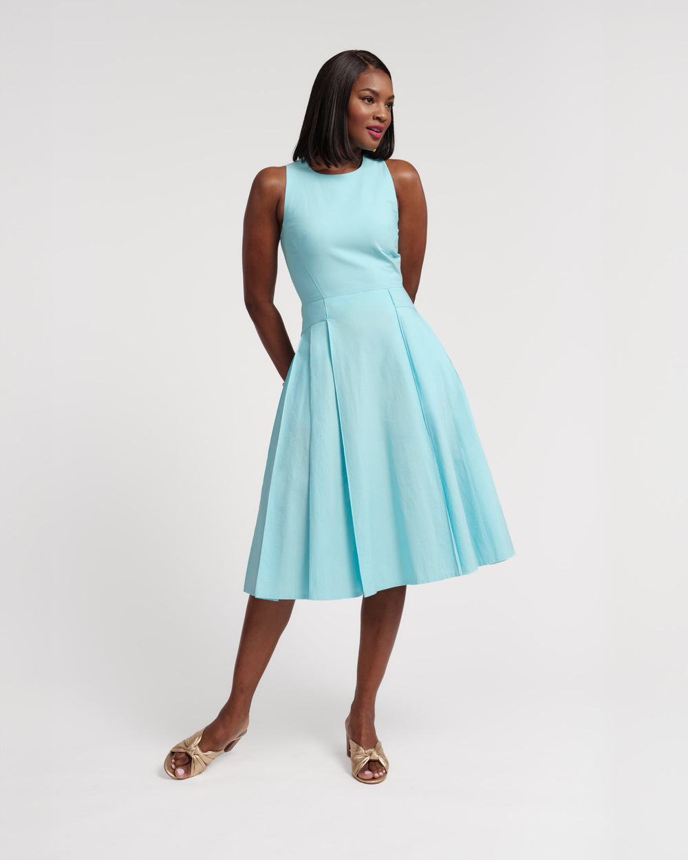 Monique Dress - Blue Dresses Frances Valentine