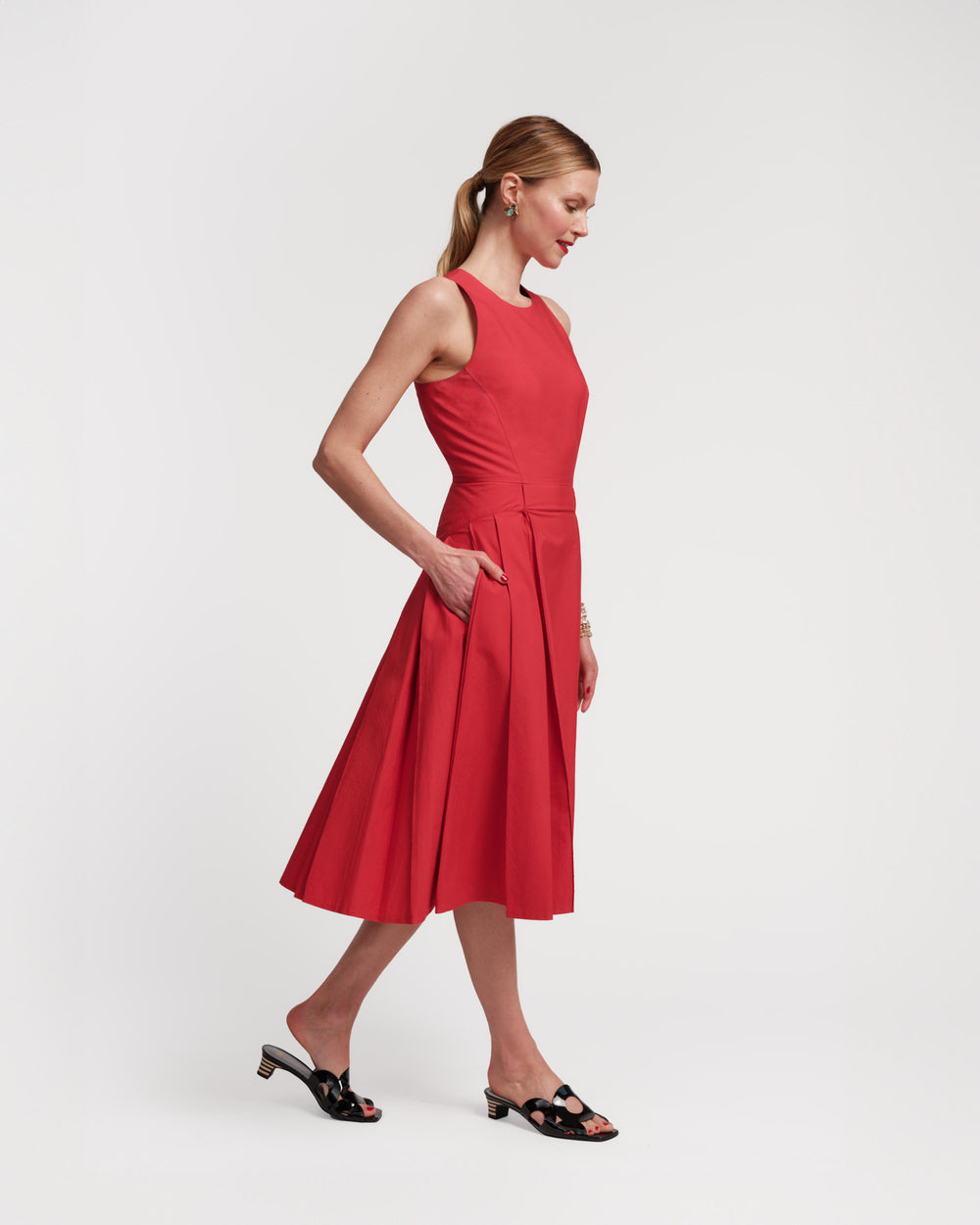 Monique Dress - Red Dresses Frances Valentine