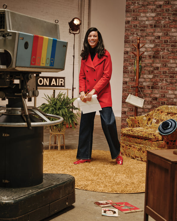 Wool Peacoat - Red Coats & Jackets Frances Valentine