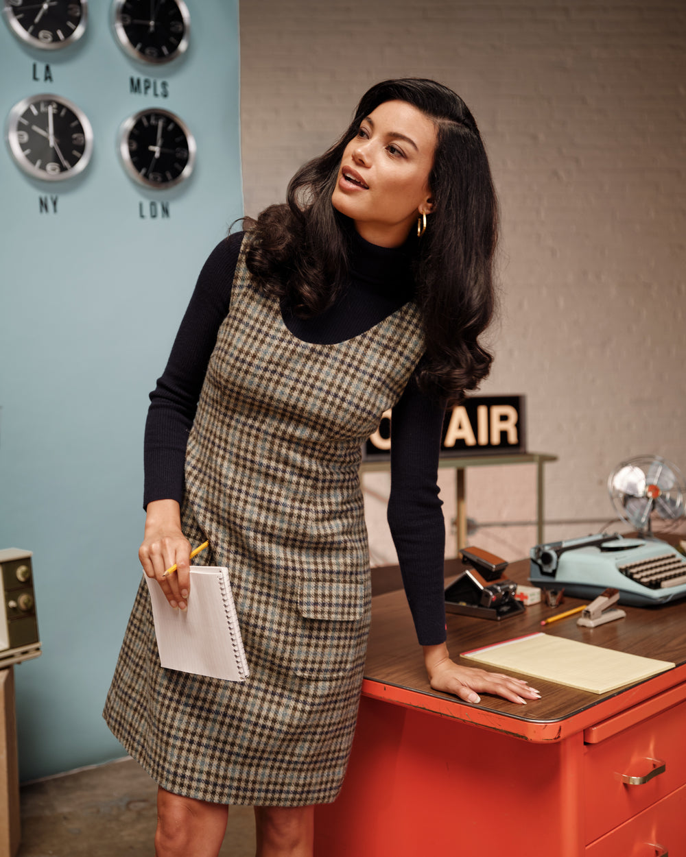 Wool Jumper Dress - Wool Plaid Dresses Frances Valentine