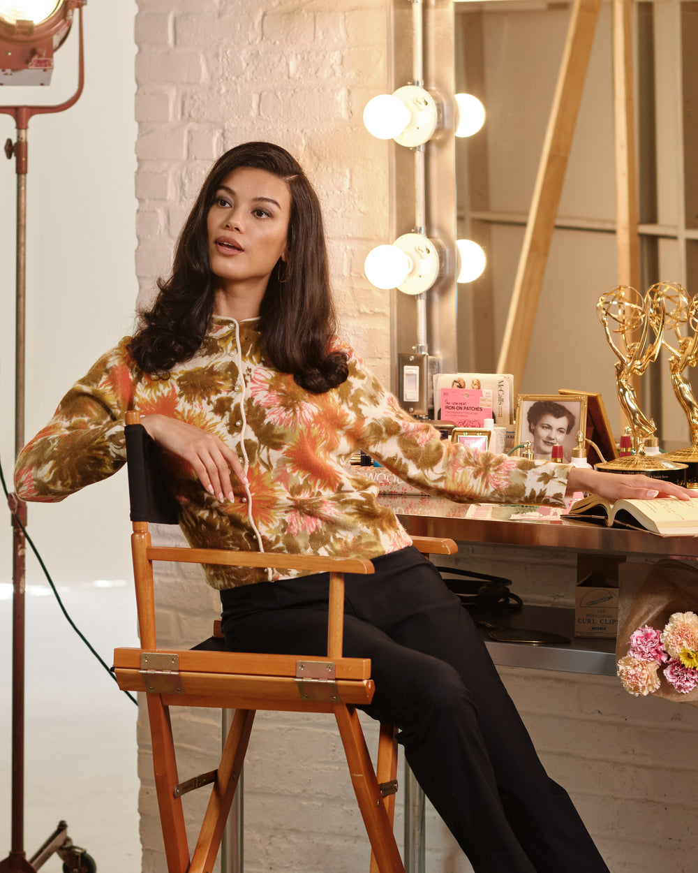 Darling Cardigan - Dahlia Print Sweater Frances Valentine