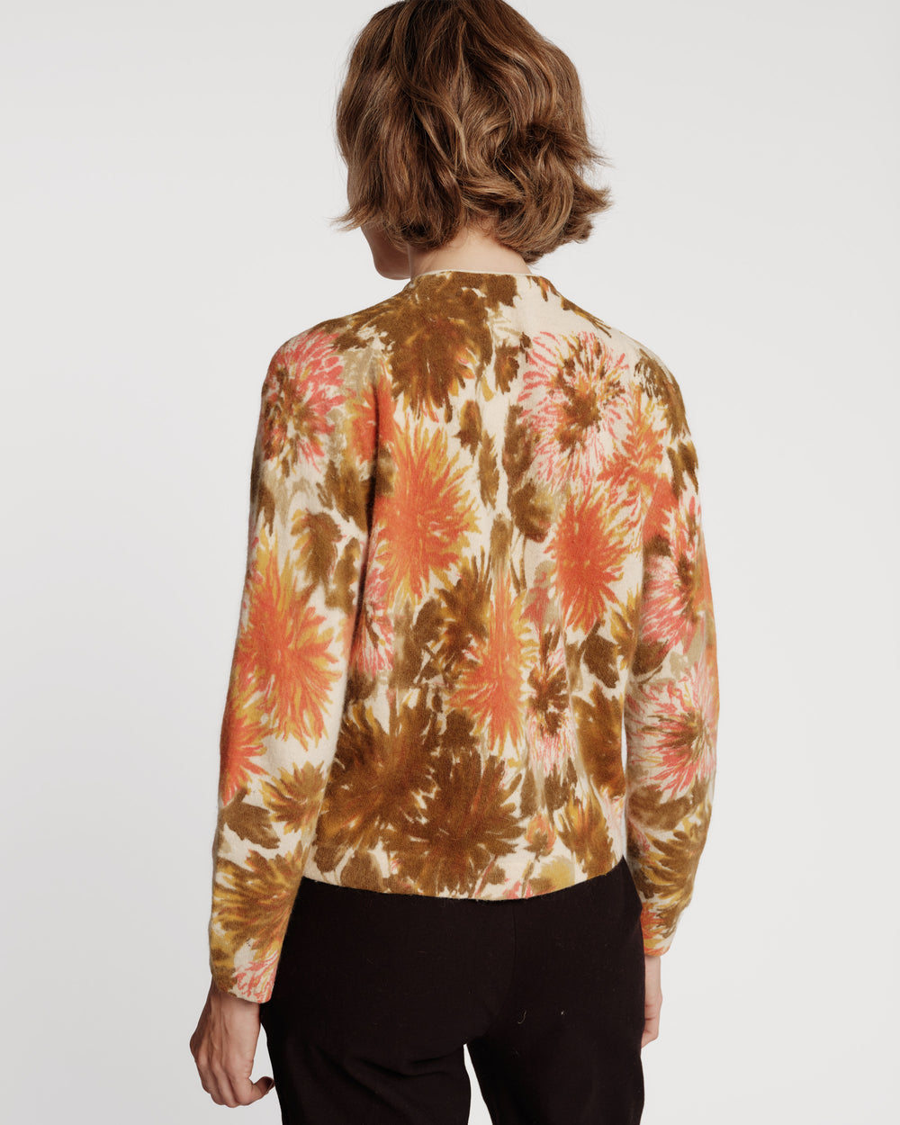 Darling Cardigan - Dahlia Print Sweater Frances Valentine