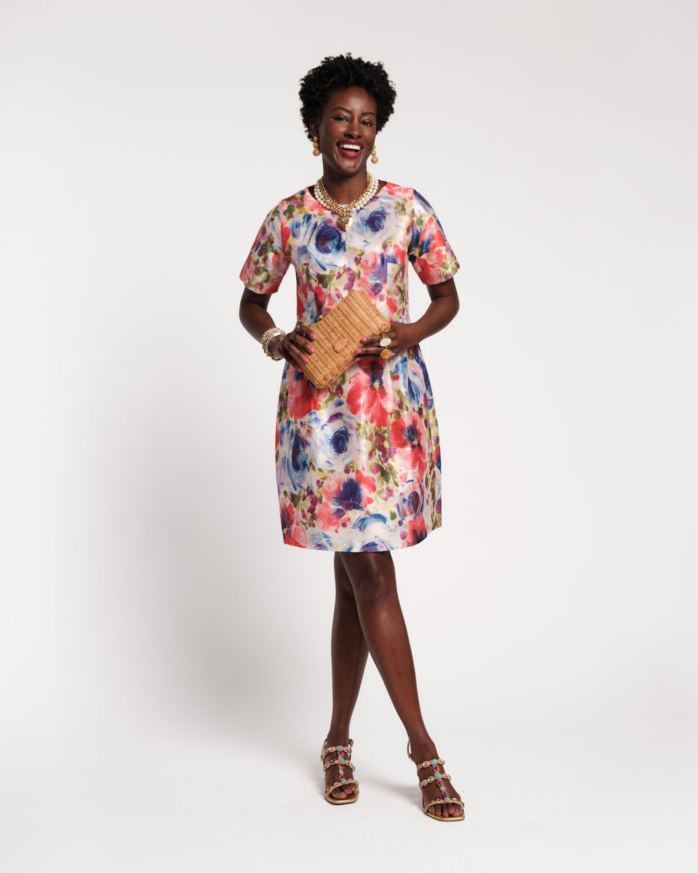 Michelle Mini Dress - Super Bloom Dresses Frances Valentine