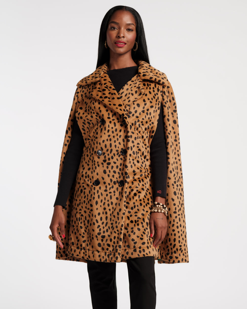 Preston Cape - Cheetah Faux Fur Brown Coats & Jackets Frances Valentine