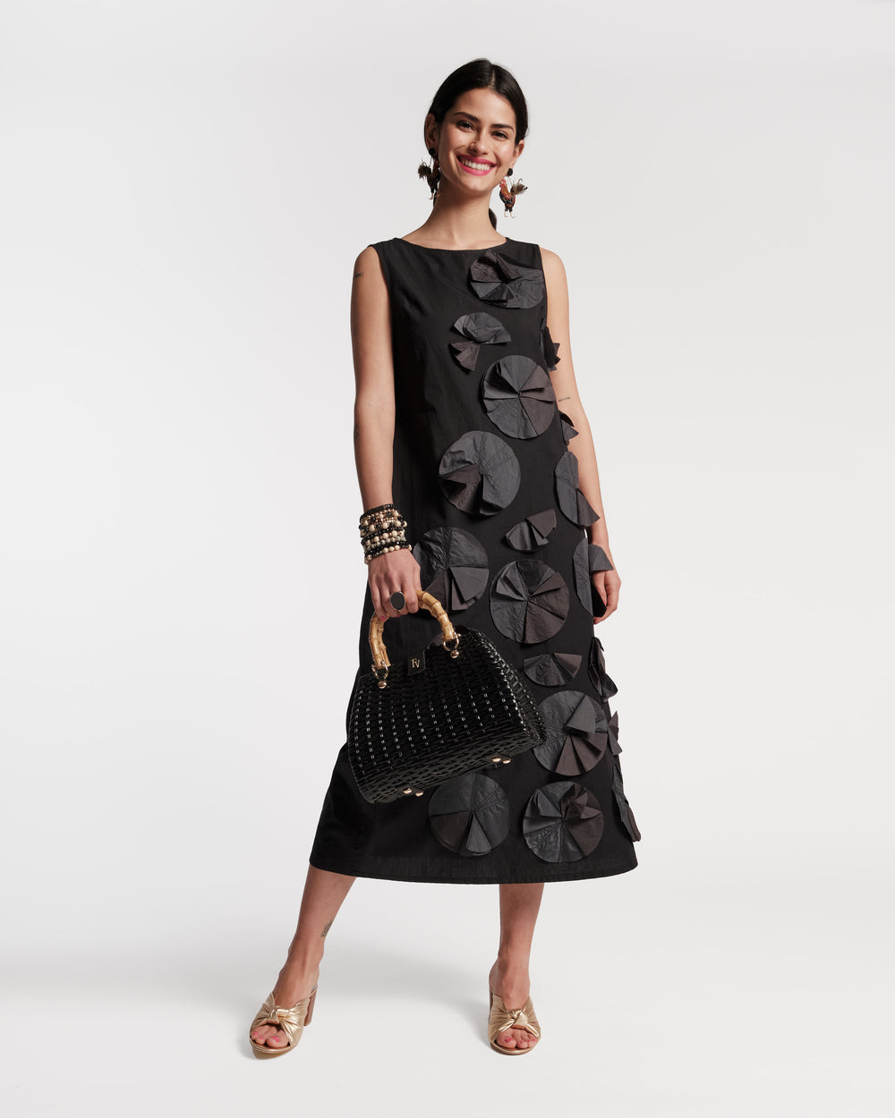 Origami Dress - Black Dresses Frances Valentine