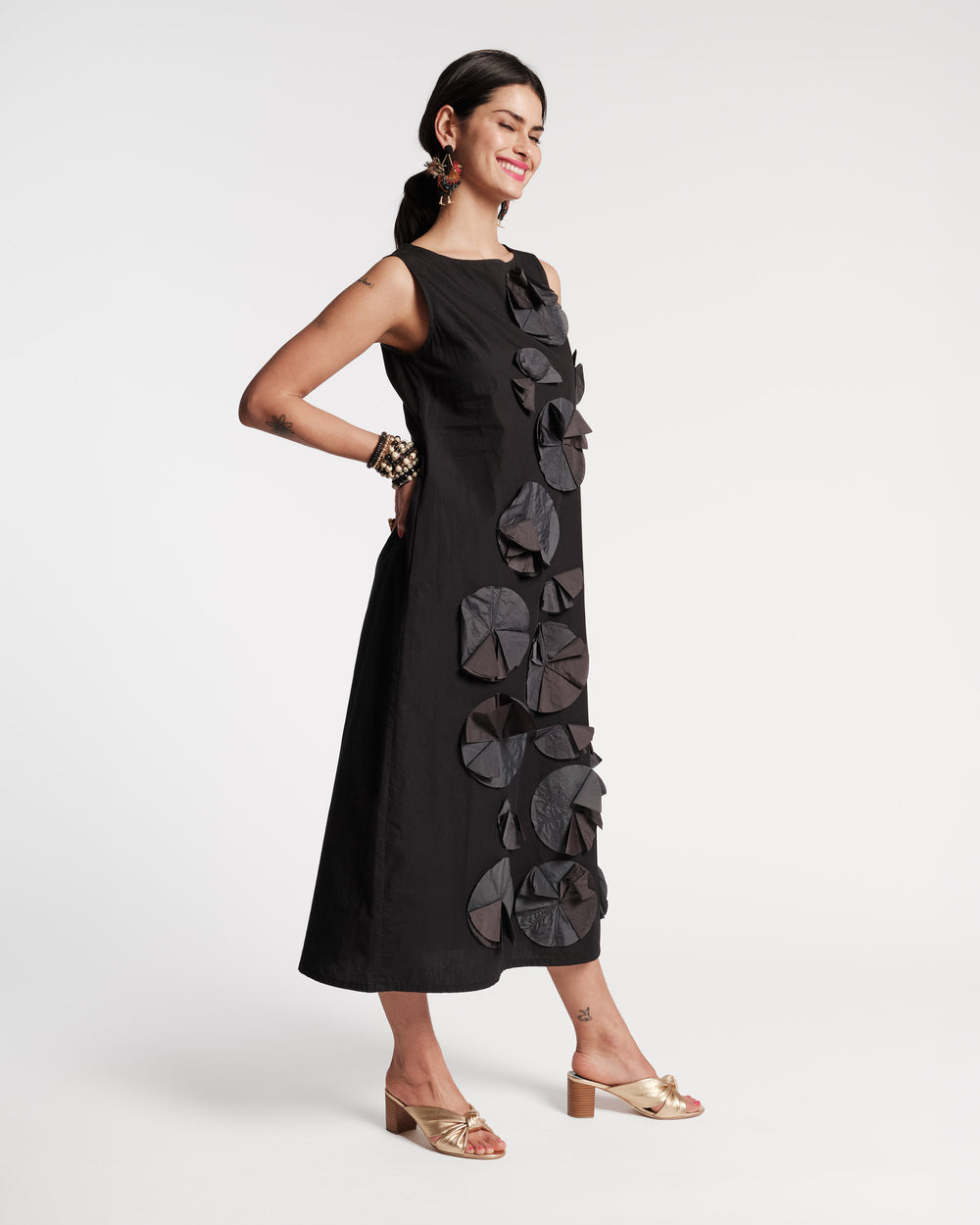 Origami Dress - Black Dresses Frances Valentine