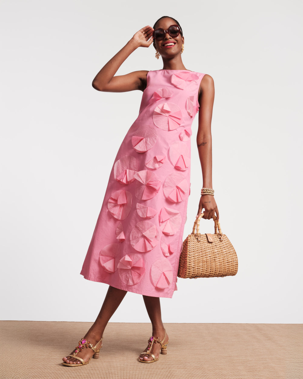Origami Dress - Pink Dresses Frances Valentine