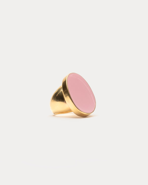 Enamel Palette Ring - Pink Ring Kenneth Jay Lane