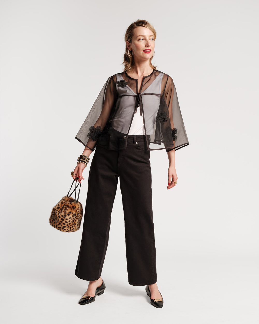 Ace Jean Stretch Denim - Black Pants Frances Valentine