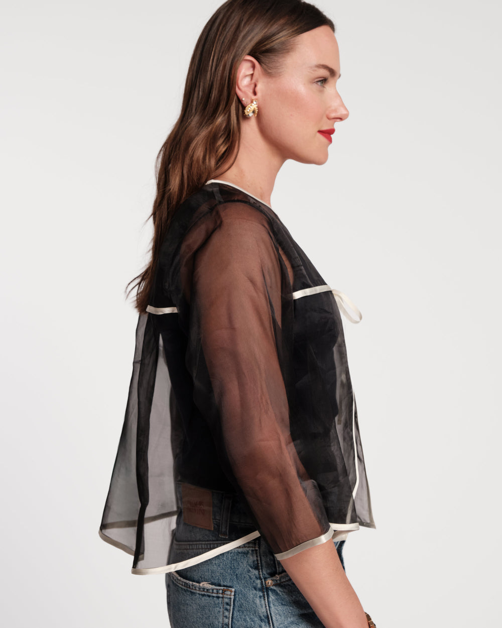 Parker Swing Top - Black/Oyster Frances Valentine