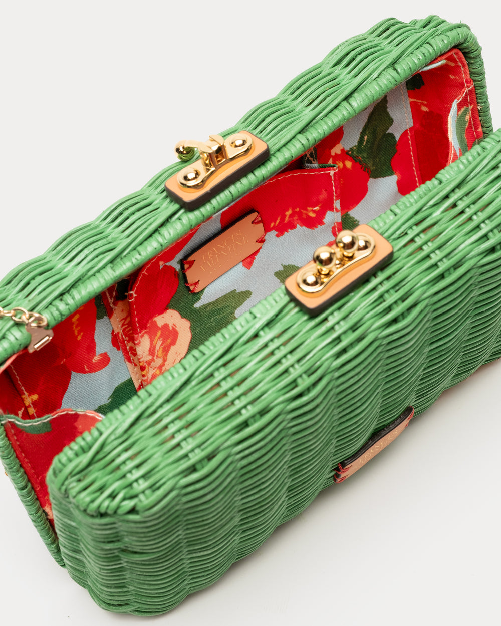 Pepper Wicker Clutch - Fern Basket Frances Valentine