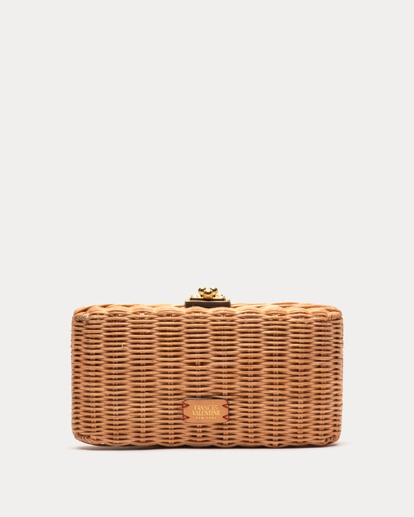 Pepper Wicker Clutch - Toast Basket Frances Valentine