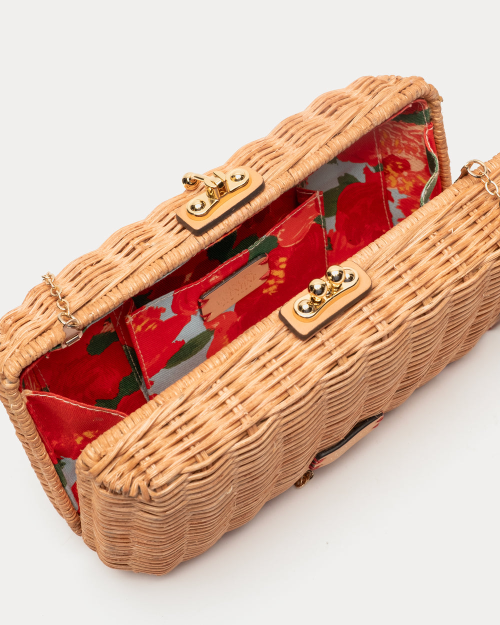 Pepper Wicker Clutch - Toast Basket Frances Valentine