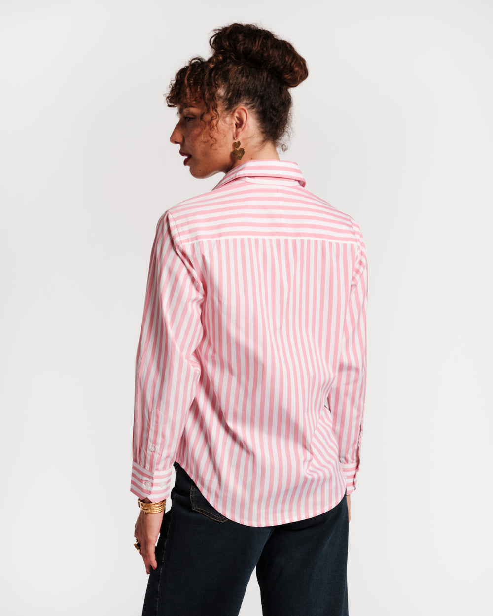 Perfect Button Down - Stripe Pink Shirt Frances Valentine