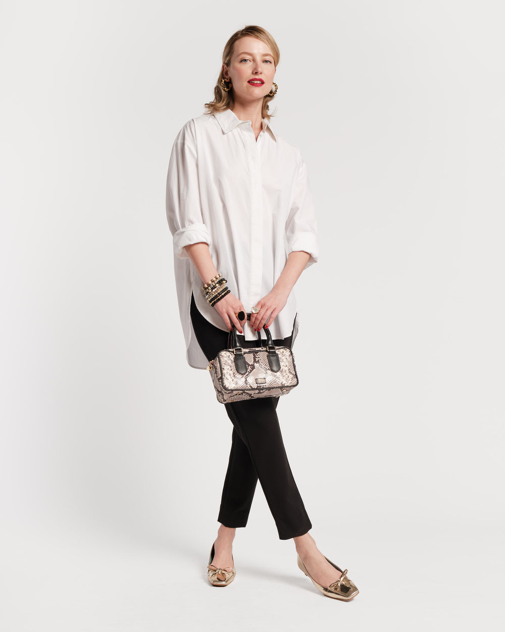 Lucy Japanese Stretch Cigarette Pant - Black Pants Frances Valentine