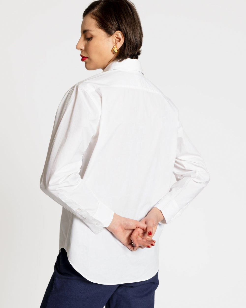 Perfect Button Down - White Tops Frances Valentine