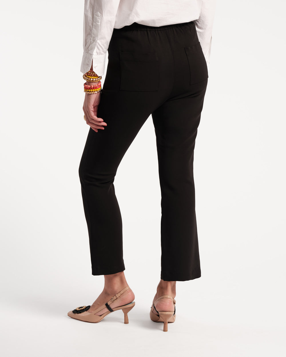 Quincy Stretch Pant - Black Pants Frances Valentine
