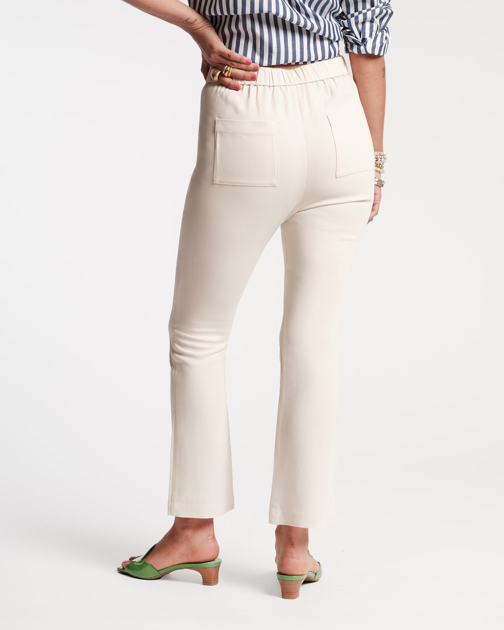 Quincy Stretch Pant Oyster Pants Frances Valentine