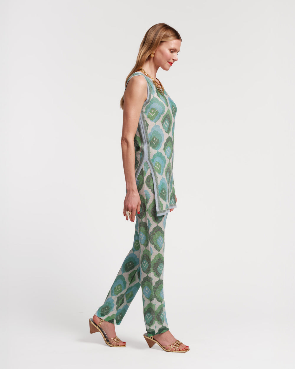 Robbie Pant - Graphic Leaf Pants Frances Valentine