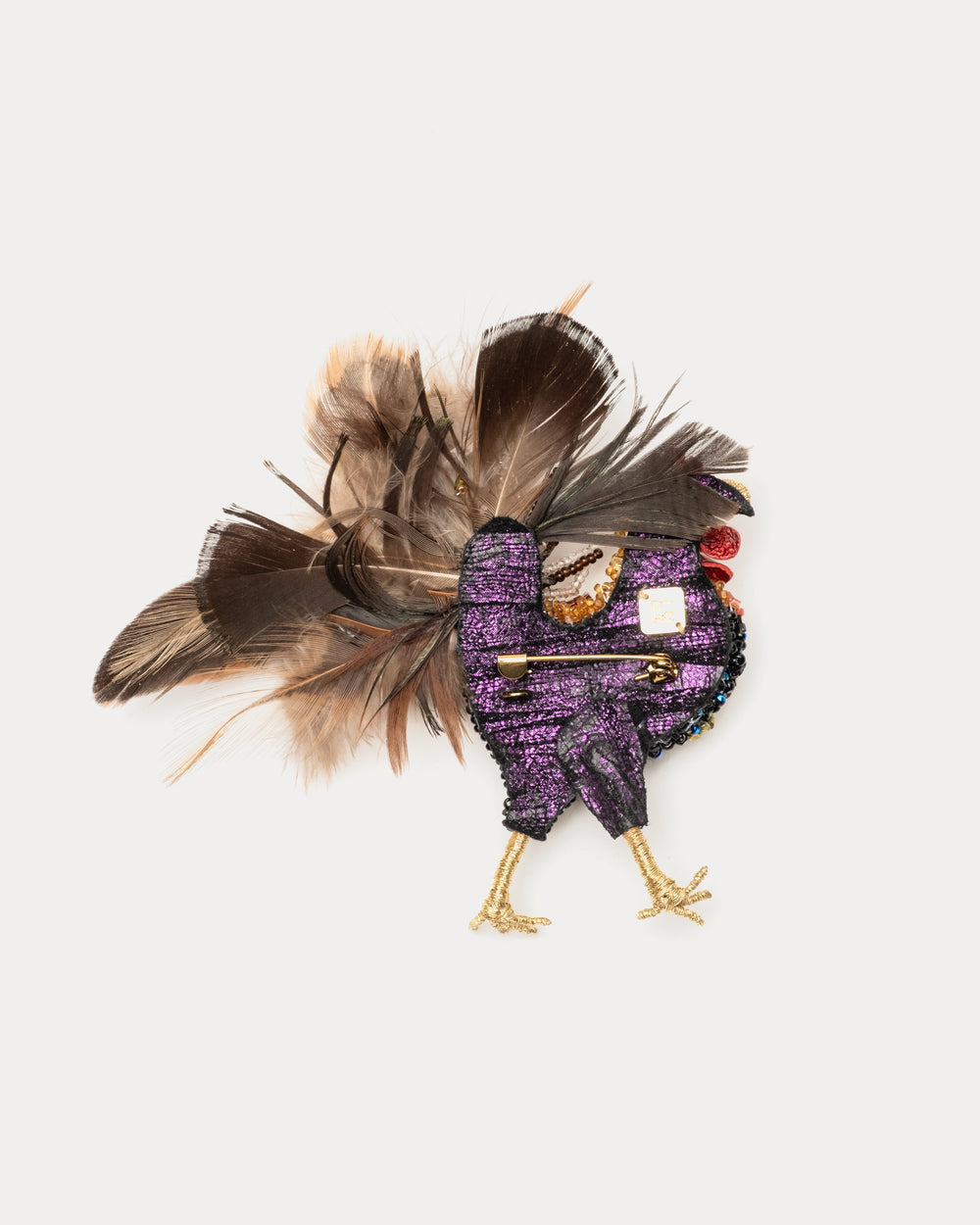 Rooster Brooch - Rusty Frances Valentine